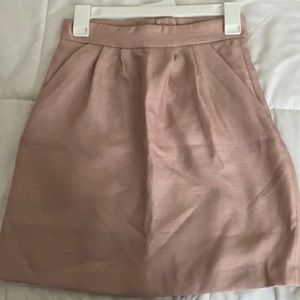 H&M Taupe Midi Skirt